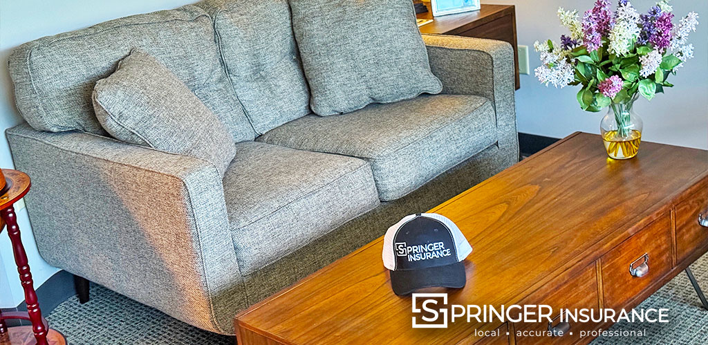 A couch that definitely does not need collision insurance