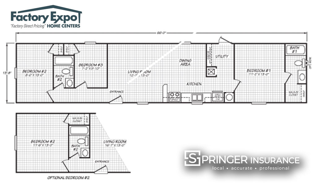 This is a manufactured home aka mobile home