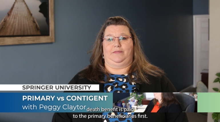 Primary vs Contingent Beneficiaries insurance lesson video